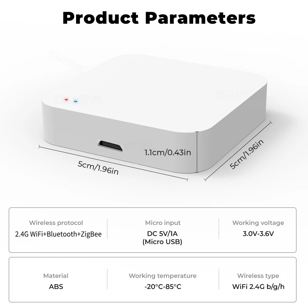 Tuya Smart Life Multi-modus Gateway Smart Home Automation Hub – Bild 6