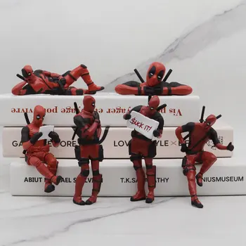 Anime-Actionfigur Deadpool, Auto-Innendekoration, Hängespielzeug, Autozubehör, Mini-Puppenmodell