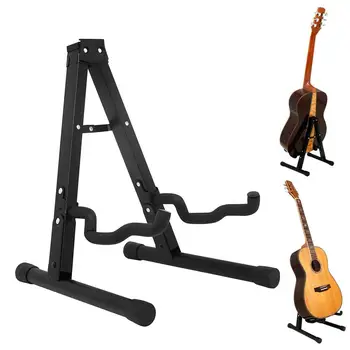 A-Frame Metall-Gitarrenständer, universeller Gitarrenständer für Bass, E-Gitarre, Folk-Gitarre