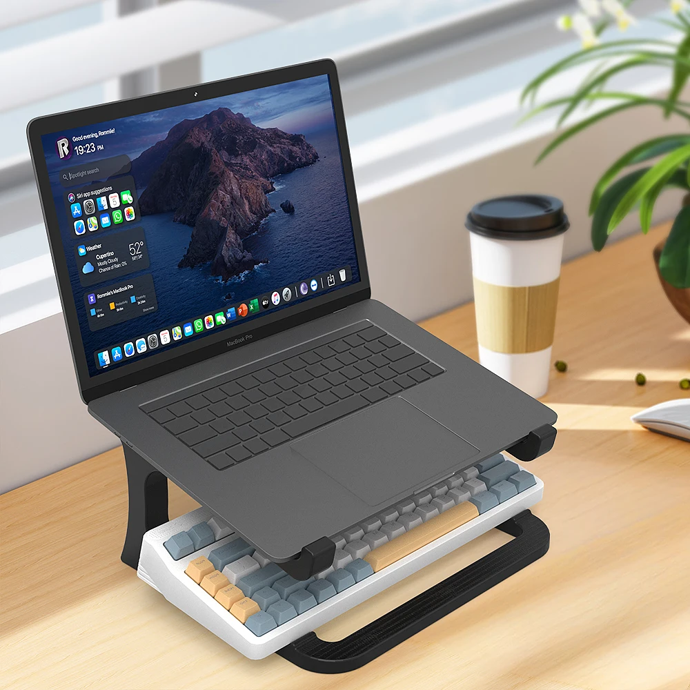 Ergonomischer Laptopständer mit Tastaturständer – tragbarer
