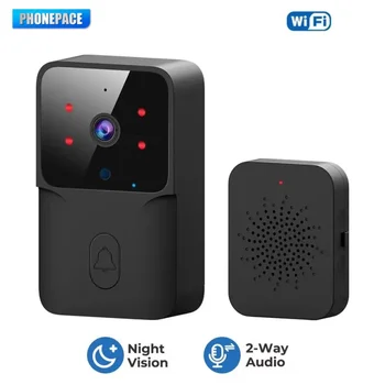 Türklingel Video Low-Power WiFi Link Wiederaufladbare Türklingel Nachtsicht HD Smart Security 1 bis 1 Home