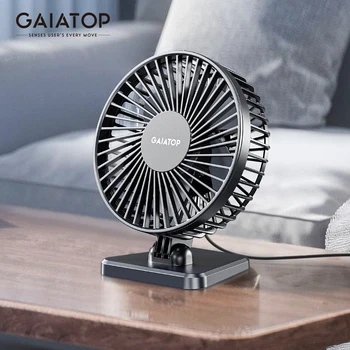 GAIATOP Mini-USB-Desktop-Lüfter, tragbarer Lüfter, Desktop-Büro, USB, leise Lüfter, drei