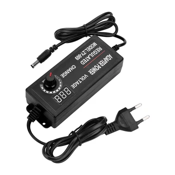 AC100-240V zu DC 3V 5V 6V 9V 12V 15V 18V 24V 3A 5A Einstellbare Netzteil Adapter High Power Display