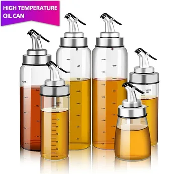 180/300 ml Koch gewürz Öl flasche Sauce Flasche Glas Vorrats flaschen für Öl und Essig Öl spender für die