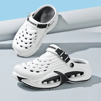 Herren Clogs mit dicker Sohle - Sommer Outdoor Anti-Rutsch, verschleißfest, geruchshemmend, lässige Fahr