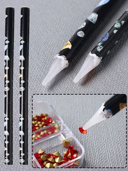 Nail Art Diamant-Pflückstift, kleiner Diamant-Schmuck, spezieller Saug-Einstellstift mit Klebewerkzeug