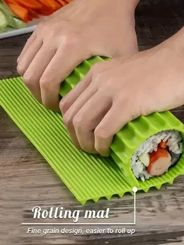 Sushi, Der Werkzeug Sushi Roll Matte Algen Reis und Gemüse Roll Maschine DIY Hause Sushi Restaurant Party