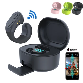 Tiktok Fingers pitze Remote Scrolling Ring drahtlose Kamera Shutter Selfie-Taste Bluetooth 5,0 mit Telefonst