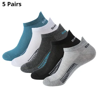 5/10/20 Paar Herren-Sportsocken aus dünnem Netzstoff, atmungsaktiv, für den Sommer, Polyester