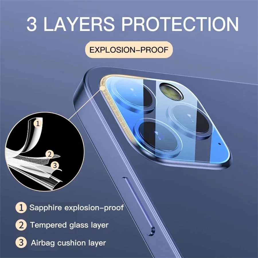 3PCS Kamera Objektiv Schutz Für iPhone 16 Pro Max Schutz Glas – Bild 4