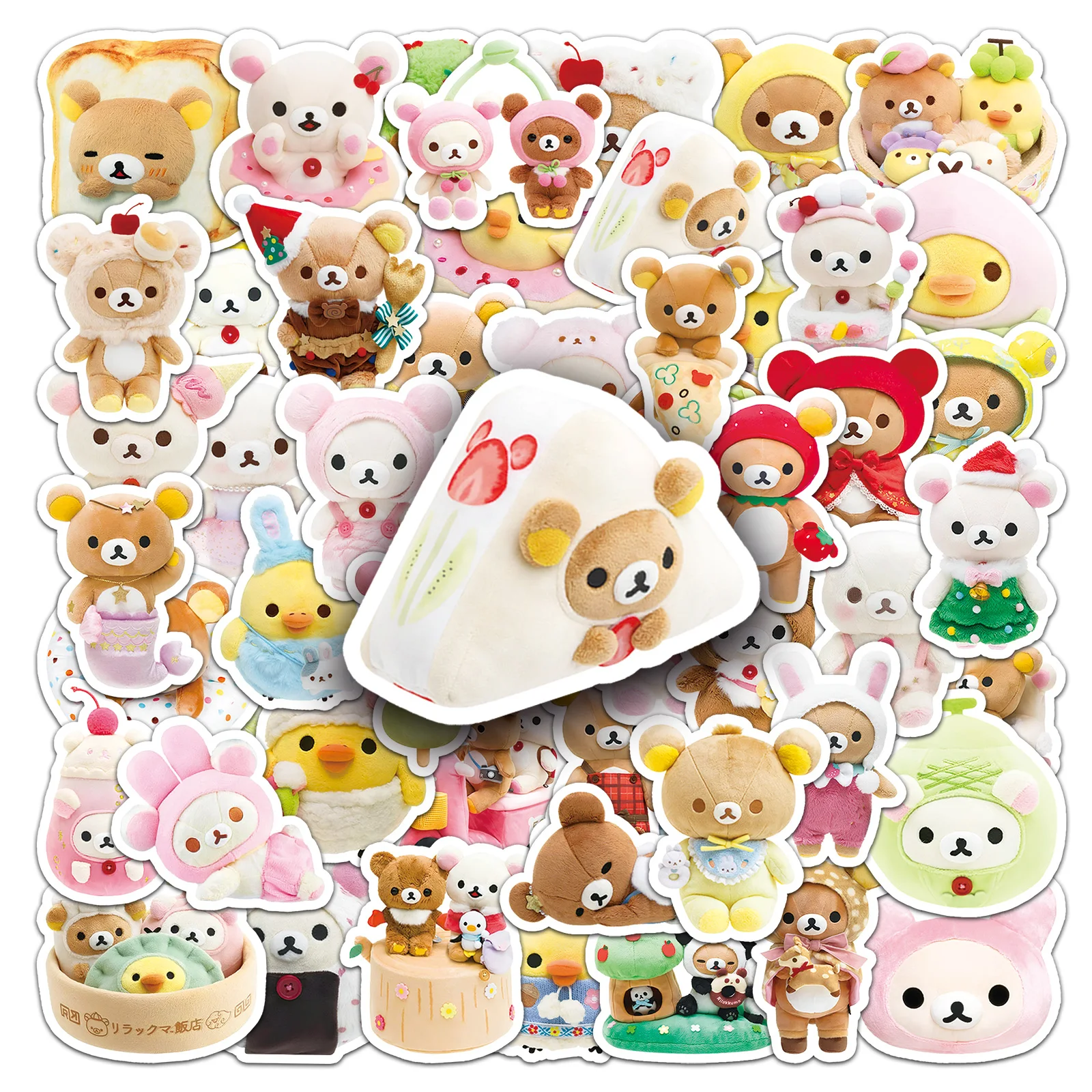 50 Stück Easy Bear Series Cartoon Niedliche – Bild 3