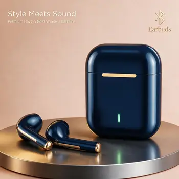 J18 TWS Kabellose Ohrhörer, 5.3 Bluetooth-Kopfhörer, lange Spielzeit, Geräuschunterdrückung, Sprachanruf