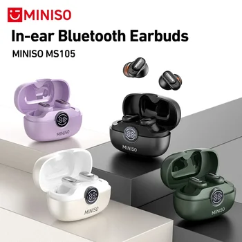 MINISO MS105 Bluetooth-Kopfhörer In-Ear-Ohrhörer Weiche Ohrhörer Drahtlose Kopfhörer Wasserdicht IPX5