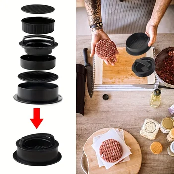 Geeignet für Wohnmobil-Küche, antihaftbeschichtete Hamburger-Maschine, Fleischkuchenmaschine, geeignet