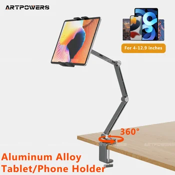 Artpowers Tablet-Halterung, Unterstützung für Pad, tragbarer Monitorhalter, Telefonständer, Laptop