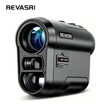 REVASRI 600/1000M Golf-Laser-Entfernungsmesser mit Neigungskompensation, Flaggenverriegelung, Vibration