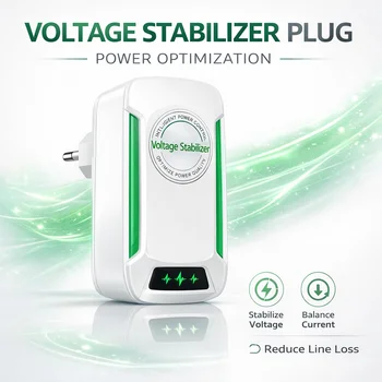 Spannungsstabilisator-Stecker für Heimstromoptimierungsgerät, 90-250 V, elektrischer Spannungsregler für den
