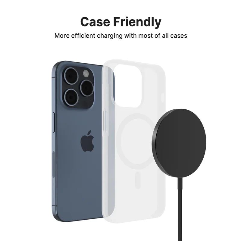 Magnetisches Wireless-Ladepad für iPhone, mit 2 USB-Ports – Bild 4