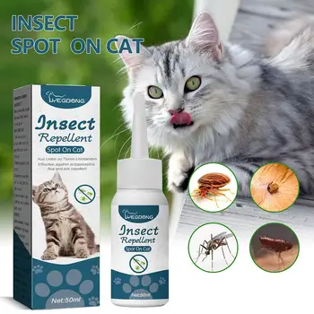 Haustier Floh Killer Tropfen Anti Flöhe Katzen Zecken Läuse Milbe Entfernung lindern Juckreiz Hunde Ringwurm