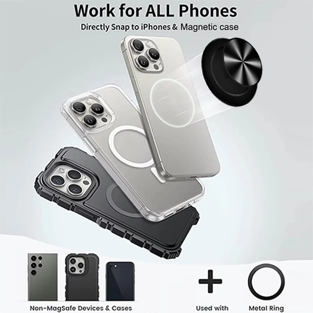 Magnetischer Handy-Grip mit Ständer, erweiterbar – Bild 3