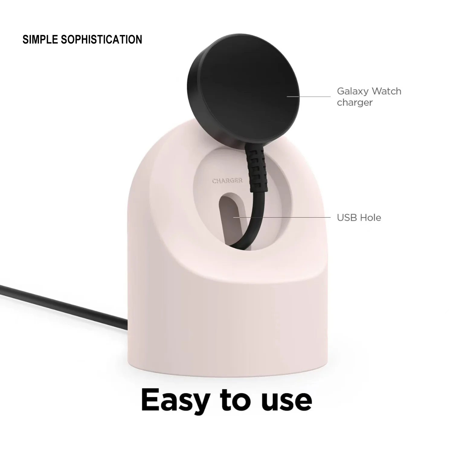 Silikon-Ladeständer für Samsung Galaxy Watch 3 bis 7 – Bild 5
