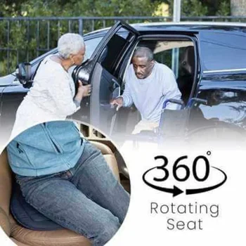 360 ° Rotierendes Sitzkissen Autositzhilfe Stuhl Sitz Drehkissen Rotation Auto Memory Foam Pad Matte