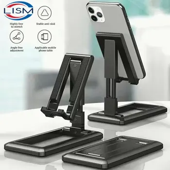 Faltbarer Tablet-Handy-Desktop-Telefonständer für iPad, iPhone, Samsung, Schreibtischhalter, verstellbare