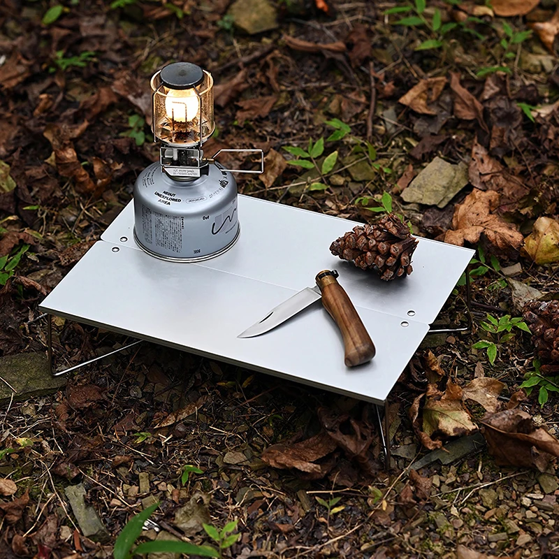 Ultraleichter Mini-Außentisch, faltbarer Campingtisch aus – Bild 5
