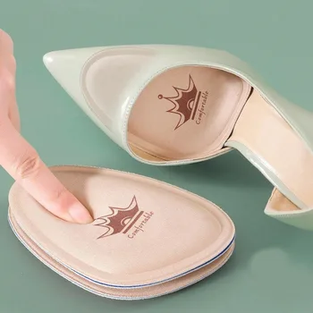 Frauen Vorfuß Pad Schmerzen Relief Einsatz Halbe Größe Einlegesohlen Nicht-slip Kissen Schuh Atmungsaktive