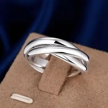 Frauen, Dame, Hochzeit, schöner Charme, modische Damen-Ringe aus 925er Sterlingsilber, Schmuck, süßes