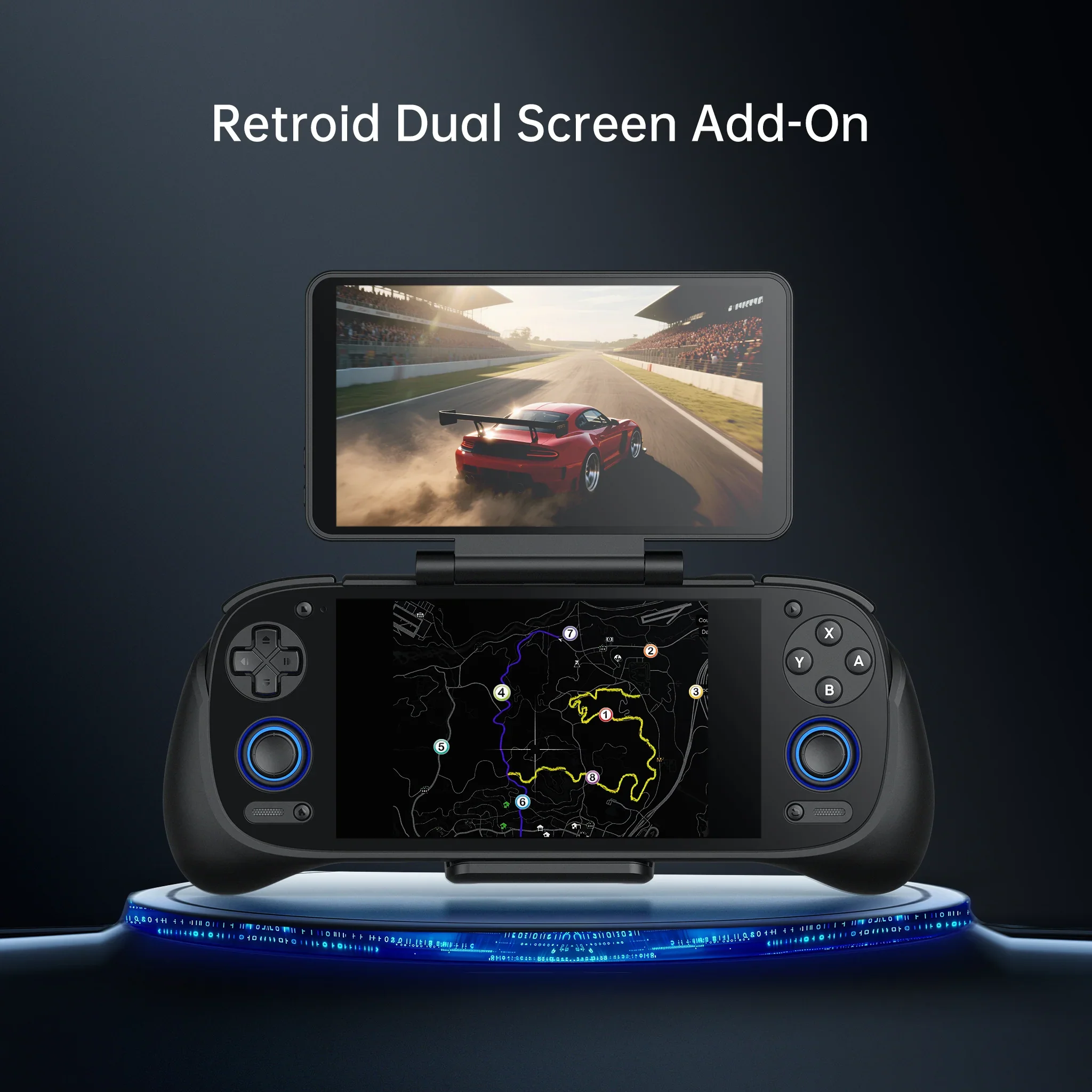 Retroid Dual Screen Add-on 5,5 Zoll OLED Back Clip Bildschirm – Bild 2