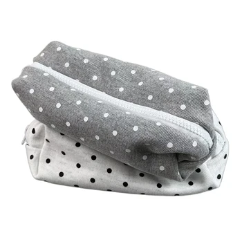 Federmäppchen mit Polka-Dot-Design, großes Fassungsvermögen, weiche Stifttasche, Schreibwarenbeutel