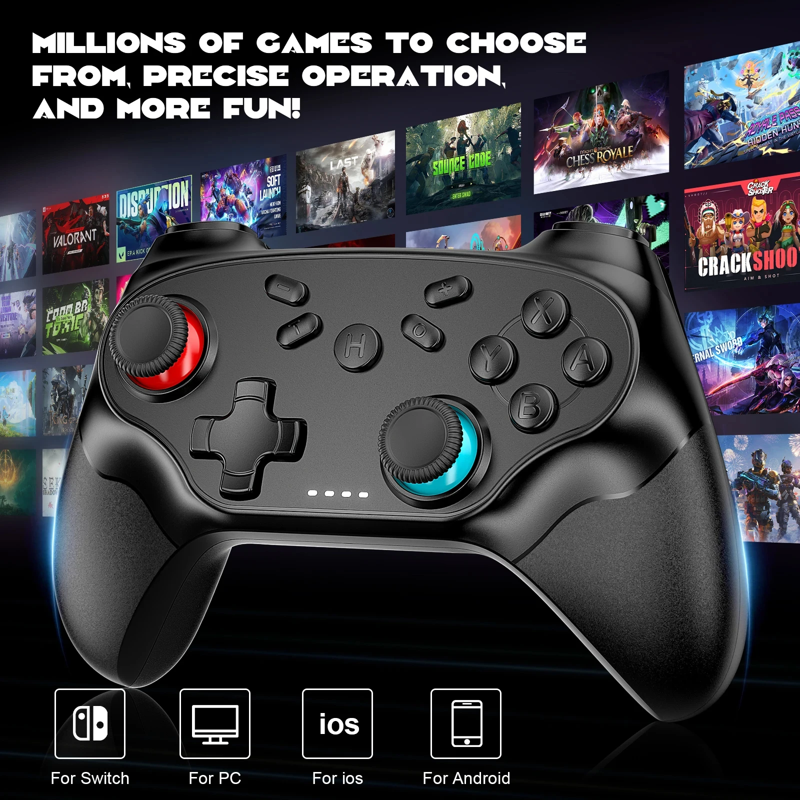 Gamepads Für Schalter/Ios/Android Bluetooth Wireless – Bild 4