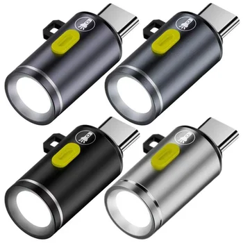 Typ-C LED-Camping-Taschenlampe, tragbare Taschenlampe, Outdoor-Beleuchtungsgerät, superhelle, wasserdichte