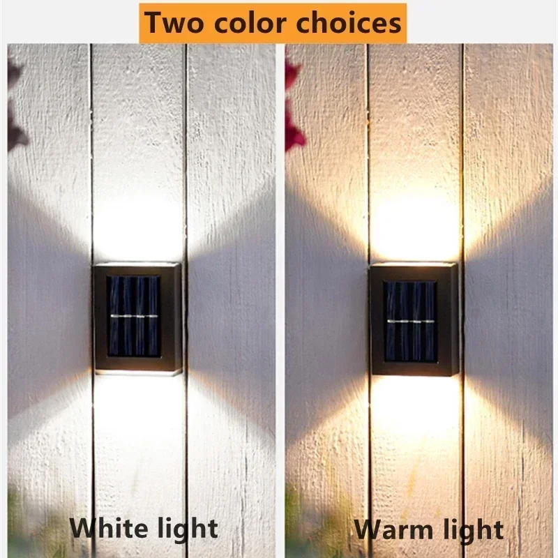 1 ~ 6 stücke Solar Licht Outdoor Up und Down Wall Washer – Bild 6