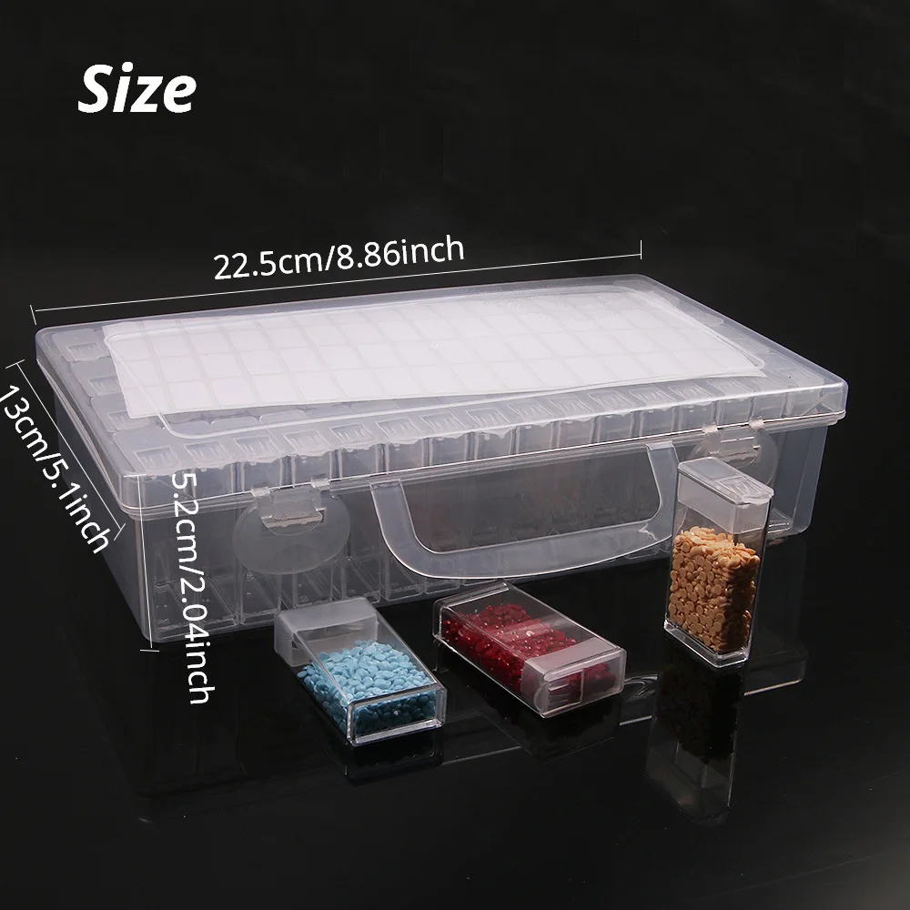 5D DIY Diamant Malerei Werkzeuge Zubehör Lagerung Box – Bild 2