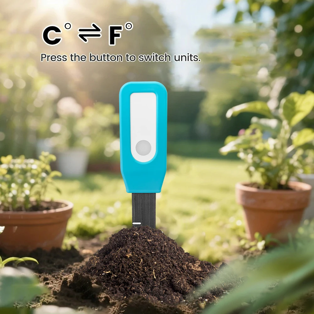 Tuya Bluetooth Boden Tester Temperatur Feuchtigkeit Detektor – Bild 2