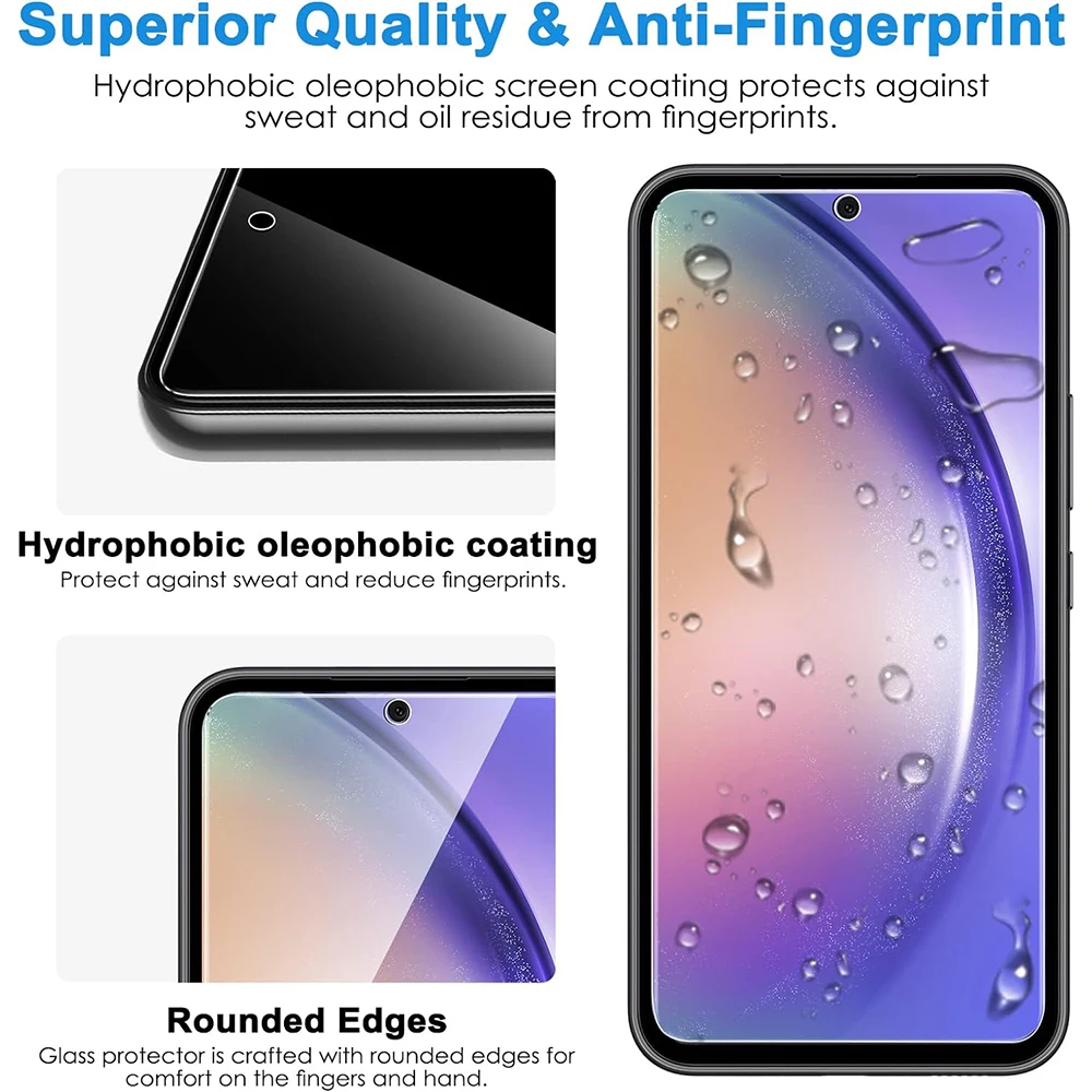 5-1 Stück gehärtetes Glas für Samsung Galaxy A12 A22 A32 A42 – Bild 5