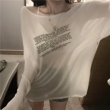 Lose T-shirts für Frauen Brief Muster Einfache Design Koreanischen Stil Sommer Kleidung Dünne Alle-spiel Junge