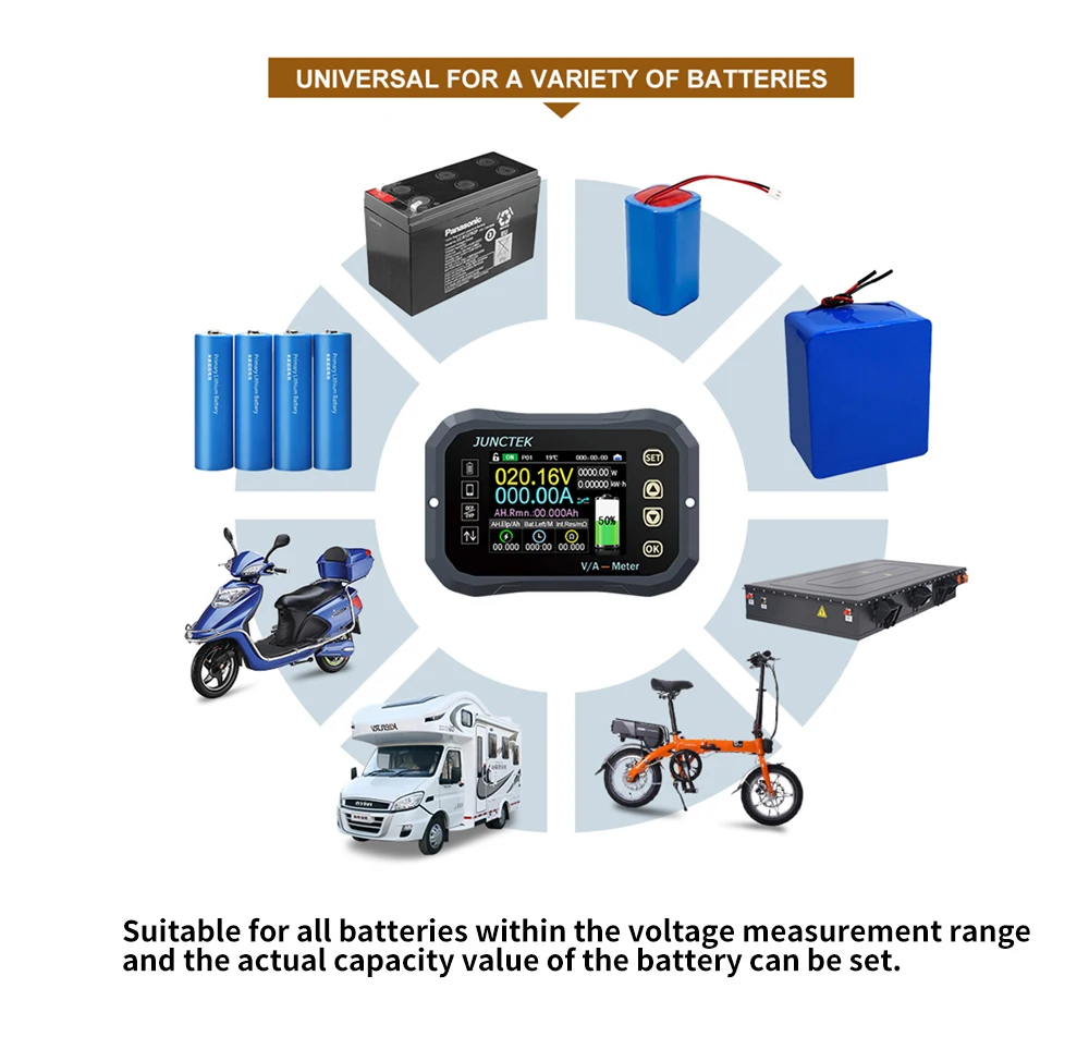 Batteriemonitor Bluetooth KG-160F DC 0-120V 600A – Bild 6