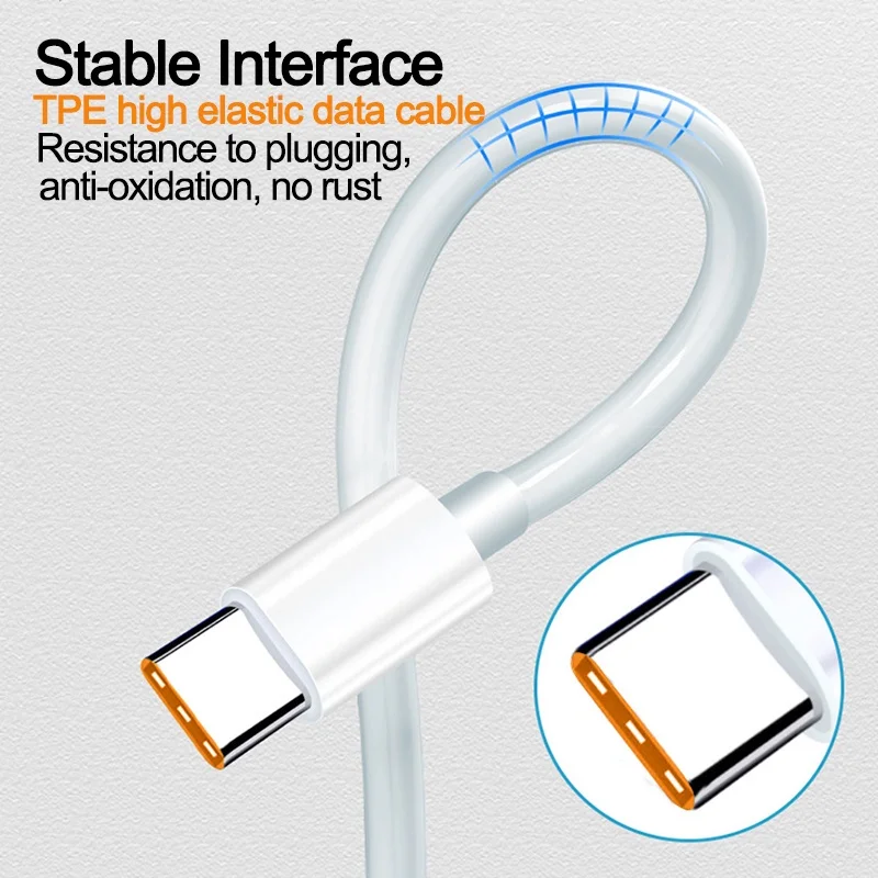USB-A auf USB-C Kabel 120 W, 6 A, Turbo-Schnellladen – Bild 5