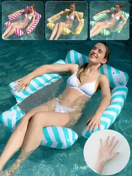Wasser Hängematte Liege Aufblasbare Schwimmende Matte Schwimmen Matratze Meer Schwimmen Ring Schwimmbad Party
