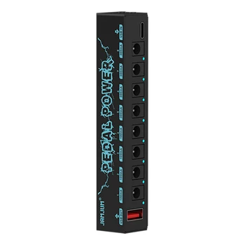 9V Gitarrenpedal-Netzteil mit 8 isolierten Ausgängen | Typ-C/USB-Eingang, Kurzschlusssicherheit