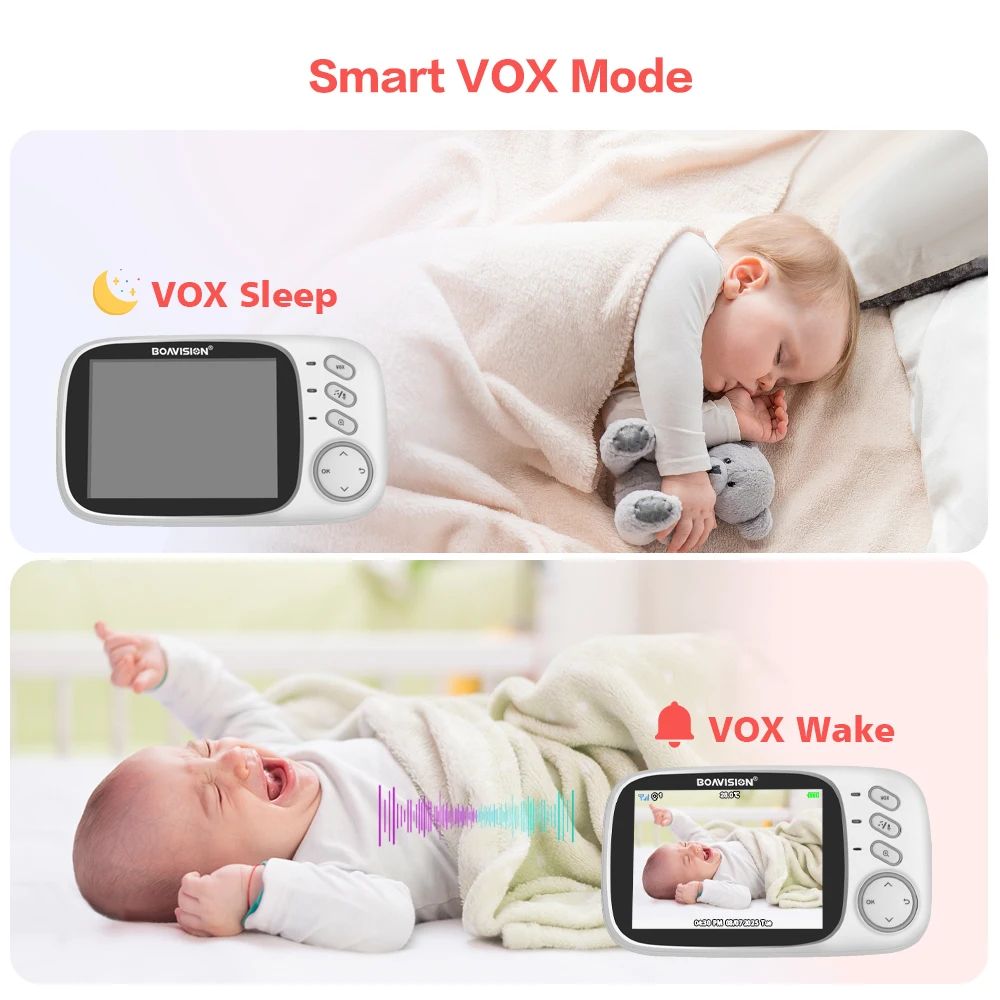 VB603 Video Baby Monitor 2,4G Wireless mit 3,2 Zoll LCD – Bild 5