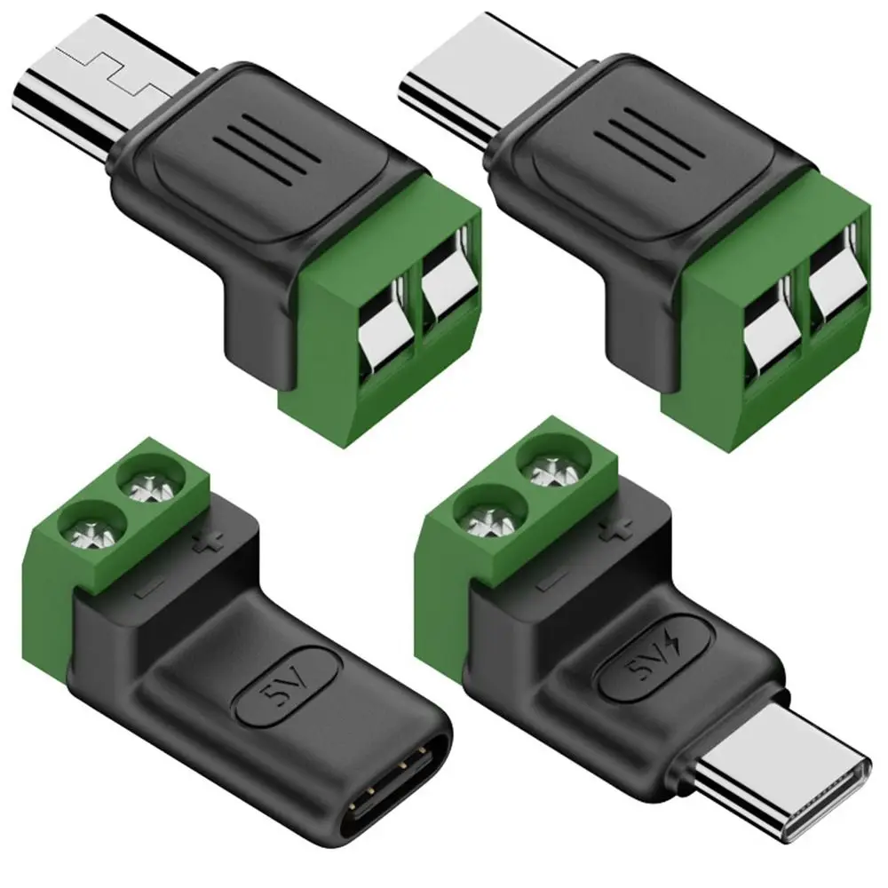 Lötfreier USB-C-auf-2-Pin-Klemmenadapter – Bild 2