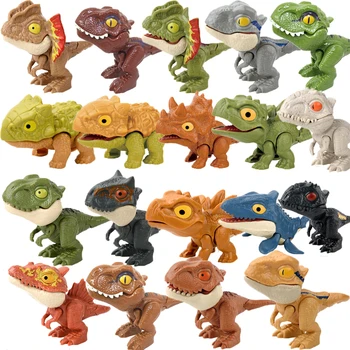Finger Dinosaurier Tricky Tyrannosaurus Modell Beißen Hand Zappeln Mosasaurus Jurassic Dino Spielzeug