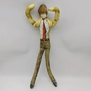 Anime DEATH NOTE Yagami Light Cosplay Plüschpuppe, Baumwoll-Stofftier, Maskottchen mit Schlanker, Formbarer
