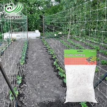 Garten-Kletternetz, Spaliernetz, robuster Pflanzenstützständer für Blumen, Gemüse, Rebe, Obstgarten