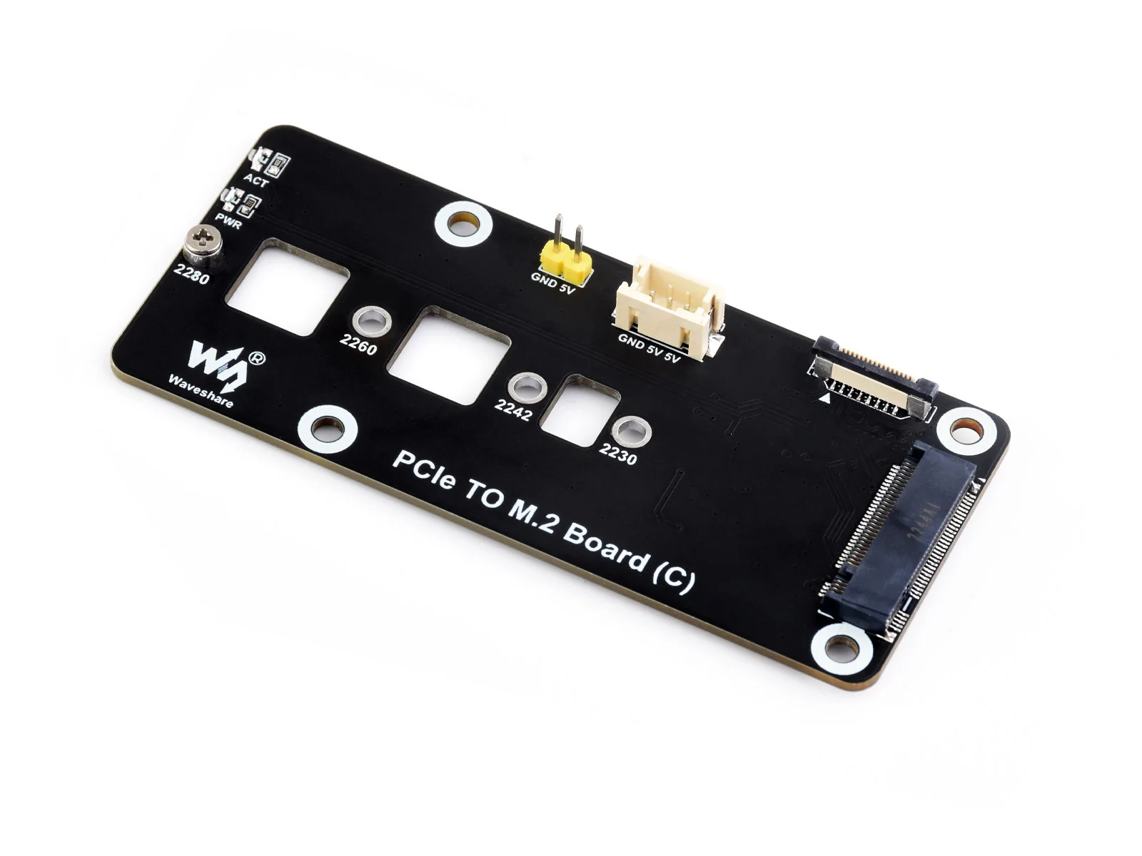Waveshare PCIe zu M.2 Adapterplatine (C) für Raspberry Pi 5 – Bild 4