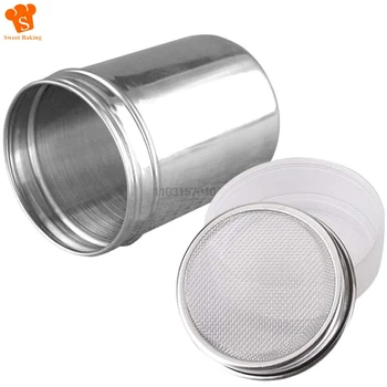 Edelstahl Kaffee Shaker Kakao Schokolade Mehl Puderzucker Sieb Filter Schaum Spray Küche Kuchen BBQ KitchTools